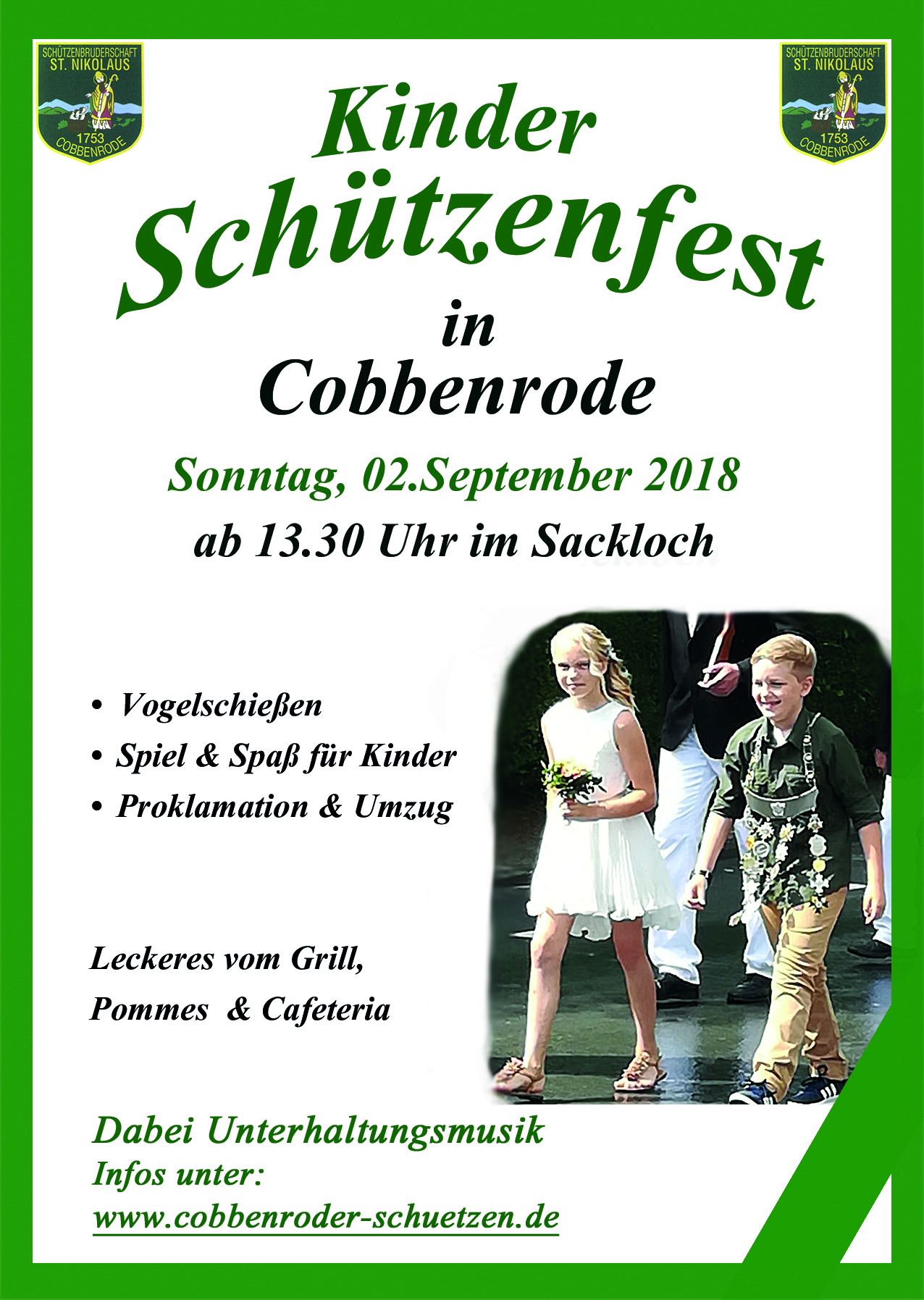 Einladung Zum Kinderschutzenfest 18