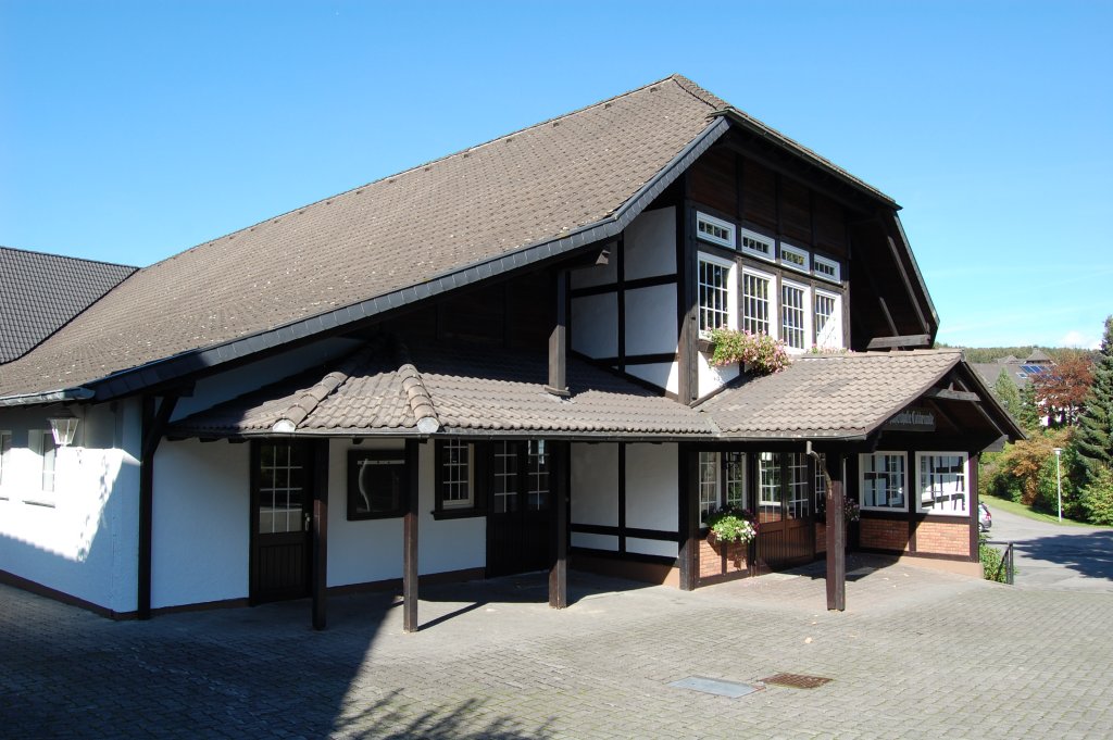 Ansicht der Schützenhalle Cobbenrode